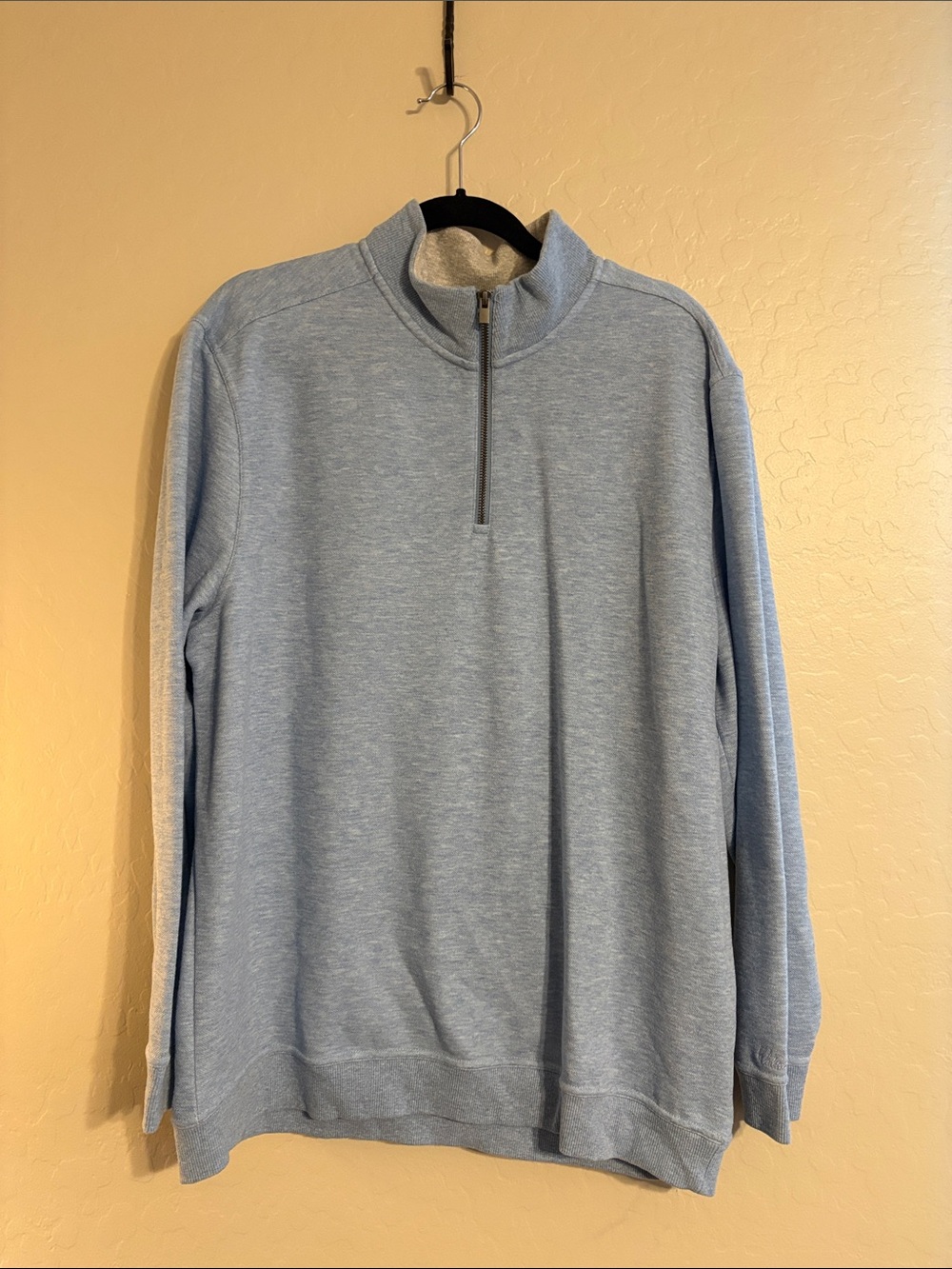 Walter Hagen Light Blue Half-Zip Men's Sweater